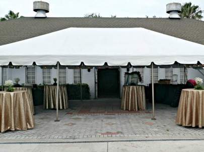 Patio Set Up: Superior Event Rentals Photo Credit: John Mangan
