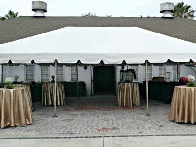 Patio Set Up: Superior Event Rentals Photo Credit: John Mangan 