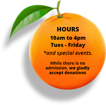 Hours 10am to 4pm, Tuesday - Friday
